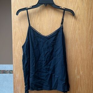 Women’s black spaghetti strap top